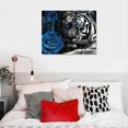 thumbnail image 5 of Orinice Tiger Gothic Art Fine Art Aesthetic Poster & Print Wall Painting for Home Decor - Canvas Living Room Bedroom Office Wall Art Decor 16x12in, 5 of 6