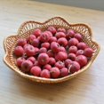 thumbnail image 6 of Natural Woven Rattan Round Fruit Basket for Kitchen Counter Decoration and Storage, 6 of 7