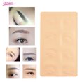 thumbnail image 4 of Minnieouse ATOMUST Practice Skin maquillaje permanente 2mm Flexible entrenamiento Facial Skins hoja accesorios cosméticos para profesionales plantillas de cejas  5PCS Minnieouse CE001484-01, 4 of 6