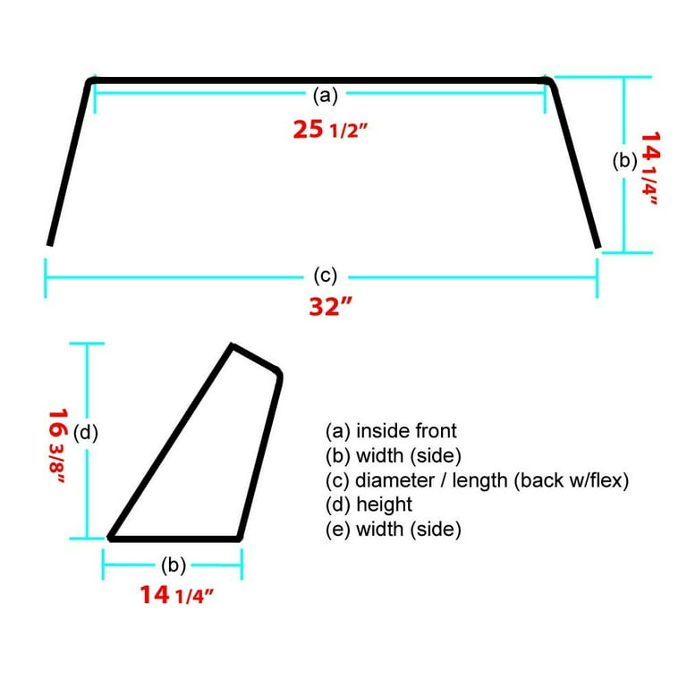 Wellcraft Boat Console Windshield 060-2871 | Smoke 32 Inch Plexiglass