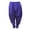 Blue, variant on NordicNest Unisex Kids Metallic Harem Pants, Loose Fit Hop Street Dance Performance Trousers Blue 100