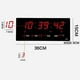 thumbnail image 2 of Reloj de pared digital LED Perfecl 1,8 pulgadas con temperatura interior y calendario, 2 of 8