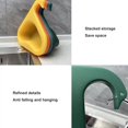 thumbnail image 3 of Kitchen Sink Drain Basket Swan Drain Rack, Multifunctional Triangle Sink Strainer Filter for Kitchen Sink Corner (3 Pcs, Yellow), 3 of 6