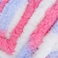 Bernat Baby Blanket 6 Super Bulky Polyester Yarn, Pink/Blue Ombre 3.5oz