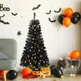 thumbnail image 2 of Costway Árbol artificial de Halloween de 135 cm con 281 puntas de ramas 65 luces de calabaza naranjas, 2 of 4