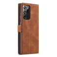 thumbnail image 3 of Allytech Wallet Case for Samsung Galaxy Note 20, Premium PU Leather Book Style Retro Credit Cards Slots Shockproof Anti-scratch Defender TPU Bumper Cover for Samsung Galaxy Note 20, Brown, 3 of 8