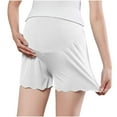 thumbnail image 6 of Bovxnpu Maternity Clothes For Women, Women's Maternity Bike Shorts Under Dress Underwear, Pregnant Women's Solid Color Pants Versatile And Adjustable L, 6 of 7