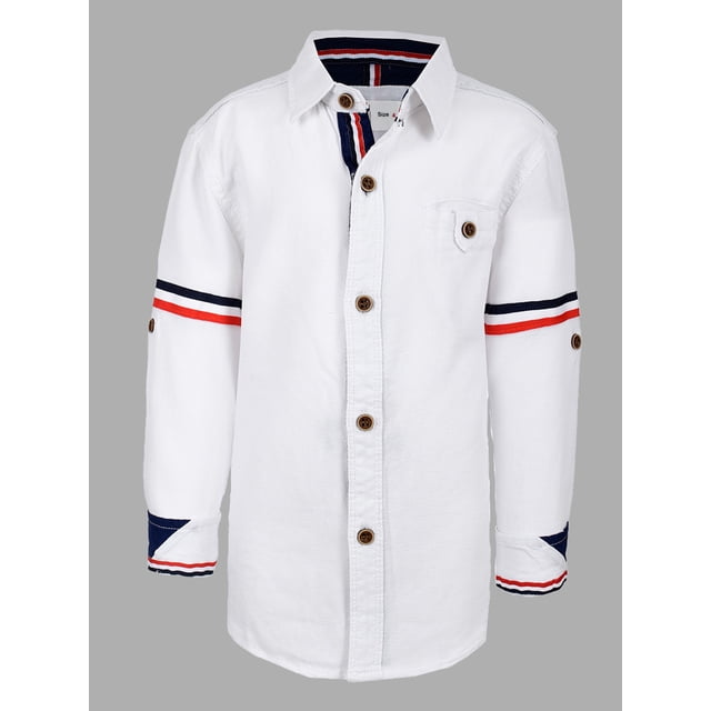 Camisa Casual para Niño – Manga Larga, Estilo Moderno y Elegante – Ideal para Cualquier Ocasión