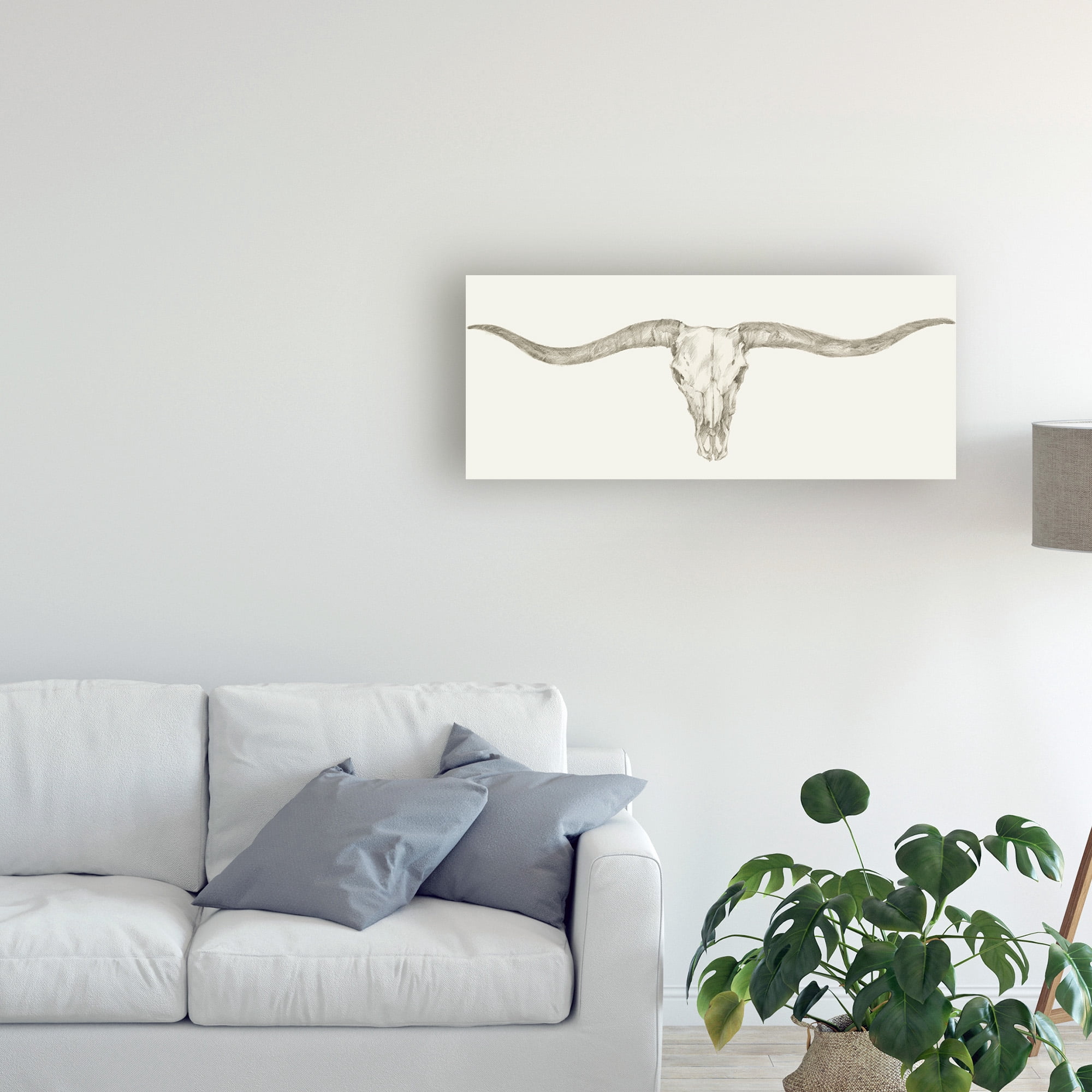 Trademark Fine Art 'Western Skull Mount III' Canvas Art by Ethan Harper