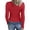 Red, variant on Lixiuxyad Womens Long Sleeve Neck Ribbed Knit Fitted Casual Tops Tee Slim Basic Shirts Womens Summer T Shirts,Red L