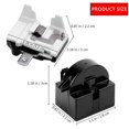 thumbnail image 2 of Relé PTC QP2-4.7 de 1 pin para refrigerador y kit de protección contra sobrecarga para refrigerador 6750C-0005P, como se muestra, 2 of 5