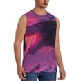thumbnail image 2 of Balery Mystical Dragon Under Moon Camisetas sin mangas para hombre, absorbe la humedad y protege contra el mal olor.-Large, 2 of 7