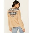 thumbnail image 4 of Shyanne Women's Faux Suede Southwestern Yoke Blazer - SWFA23O11 X-  US, 4 of 4