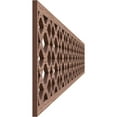 thumbnail image 3 of Ekena Millwork 46 1/4"W x 6"H x 3/8"T Somerset Fretwork Moulding, Walnut, 3 of 13