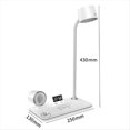 thumbnail image 2 of Lámpara de Escritorio Multifuncional con Carga Inalámbrica para Teléfono, Bluetooth, Sonido Ambiental, Luz , Reloj, Lámpara de Escritorio de Lectura, Color ., 2 of 5