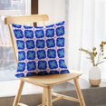 thumbnail image 5 of LALILO Throw Pillow Covers Kaleidoscope Ethnic With Blue Navy Cushion Cover 18" x 18", 3813 Pack, 5 of 6