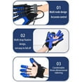 thumbnail image 4 of Gant de Main Robot, Gants de Rééducation Robot 1 à 9 Niveaux, Exerciseur de Doigt, Équipement de Récupération par Coup de Main Gauche, Attelles de Doigt pour l'Arthrite, 4 of 7