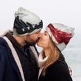 thumbnail image 5 of Lsque American Flag Butterfly Wall Pattern Knitted Beanie, Unisex Winter Hat, Knit Hat Winter Beanies Thick Fisherman Beanies Cuffed Plain Skull Caps, 5 of 6