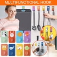 thumbnail image 1 of Vaidha 5Pcs Strong Self Adhesive Door Wall Hangers Hooks Suction Heavy Load Rack Sucker, 1 of 4