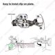 thumbnail image 3 of 2PCS Hydraulic Hinge Stainless Steel Soft Close Quiet Damper Buffer Hydraulic Hinge Wardrobe Door Cabinet Furniture Hardware, 3 of 5