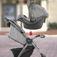 thumbnail image 5 of Chicco Mini Bravo Plus Travel System Stroller with KeyFit 30 Infant Car Seat - Midnight (Navy), 5 of 8