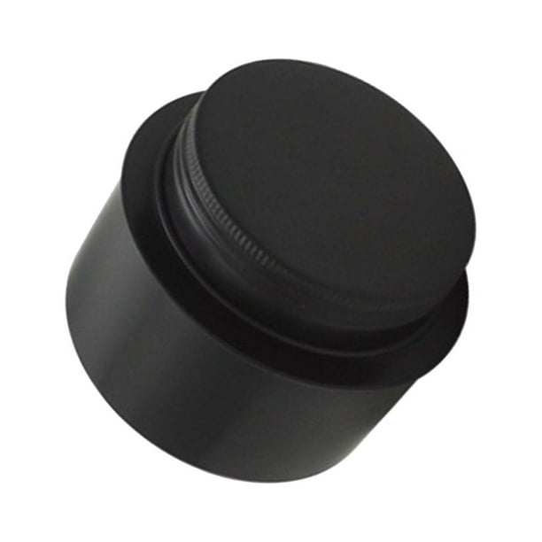 Estufa compacta para acampar con tapa, aislamiento térmico, antiescaldaduras, para sólidos y líquidos. Negro