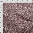 thumbnail image 3 of oneOone Cotton Silk Dark Magenta Fabric Abstract Marble Sewing Material Print Fabric By The Yard 42 Inch Wide, 3 of 6