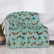 thumbnail image 3 of Fotbe Dachshund Dog Puppy Manta de Franela con Estampado, Manta Ultrasuave para Cama, Sofá, Auto, Hipoalergénica y Antibolitas-80"x60", 3 of 6