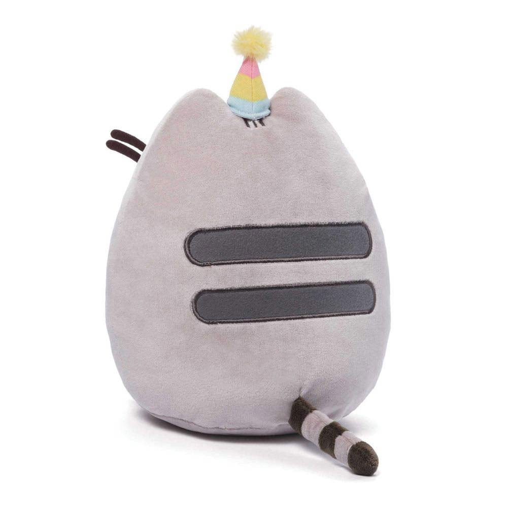 Gund Birthday Pusheen Plush Cat with Cupcake Backpack Clip 4" Tall New 