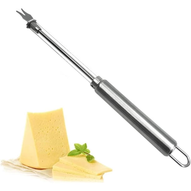 1 cortador de queso de alambre de acero inoxidable cortador de queso de mantequilla de mano cortador de queso de espesor ajustable para herramientas de cocina de queso blando y semiduro