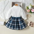 thumbnail image 4 of KaLI_Store Toddler Girls Christmas Dress Bowknot Holiday Outfit Skirt Long Sleeve Cartoon Gifts Casual Princess Dress Winter Clothes White,3-4 t, 4 of 7