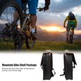 thumbnail image 2 of Bolsas para maletero de bicicleta de montaña, portaequipajes trasero de doble cara para bicicleta, paquete de alforjas para asiento trasero Tmvgtek paseo en bicicleta, 2 of 9
