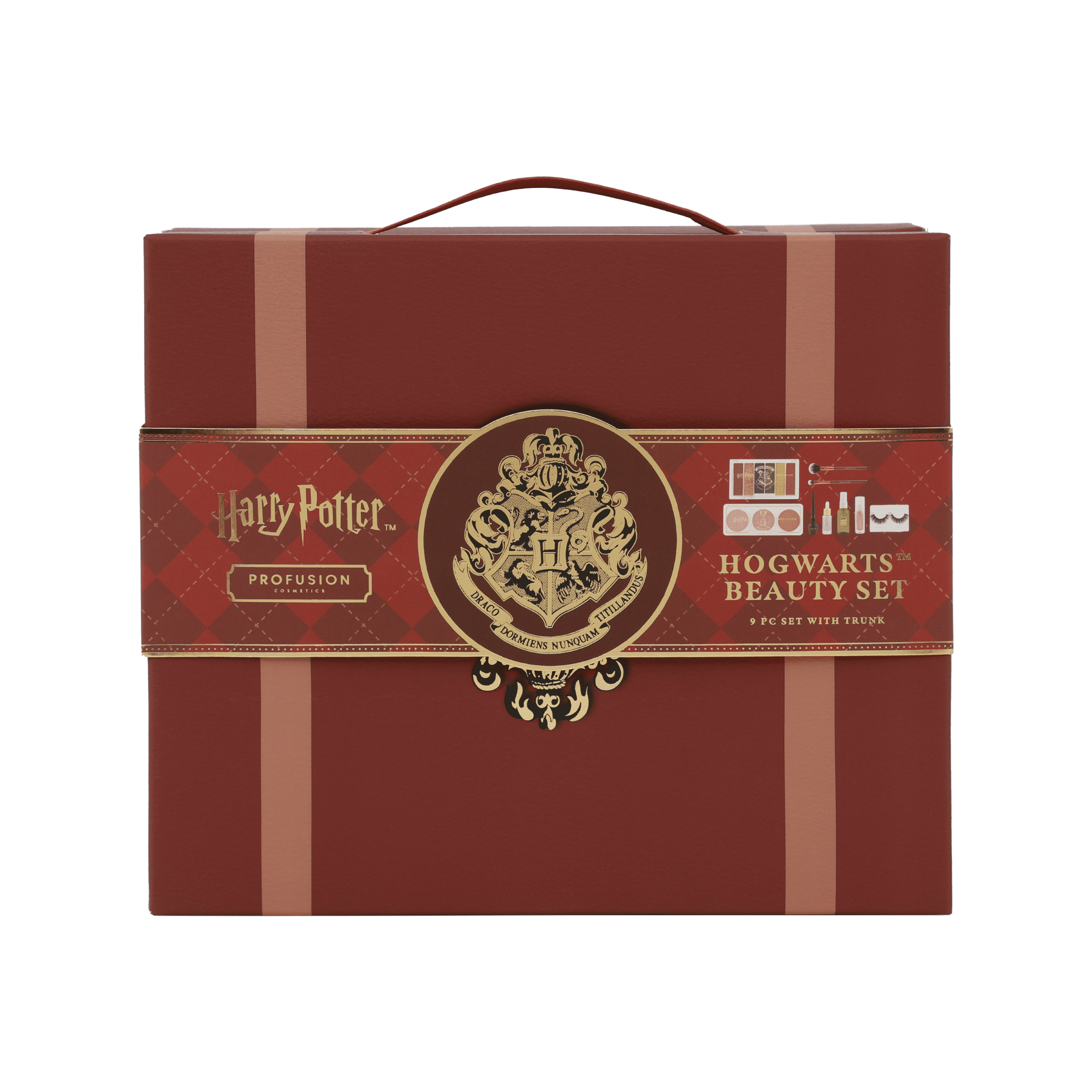 Profusion Cosmetics Harry Potter Holiday - Hogwarts Beauty Set 9 PC Set With Trunk