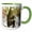 Green/White, variant on 3drose, Capuchin Monkey, Osa Peninsula, Costa Rica - Sa22 Jgs0010 - Jim Goldstein, 11oz Mug
