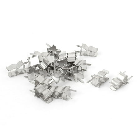 

Unique Bargains 20 Pcs Silver Tone 5 x 20mm Fuse Clips Holder Bracket