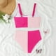 thumbnail image 4 of WILLBEST Conjuntos de Bikini Para Mujer, Trajes de Baño de Dos Piezas Con Cuello Cuadrado Fruncido, Trajes de Baño de Cintura Alta, 4 of 6