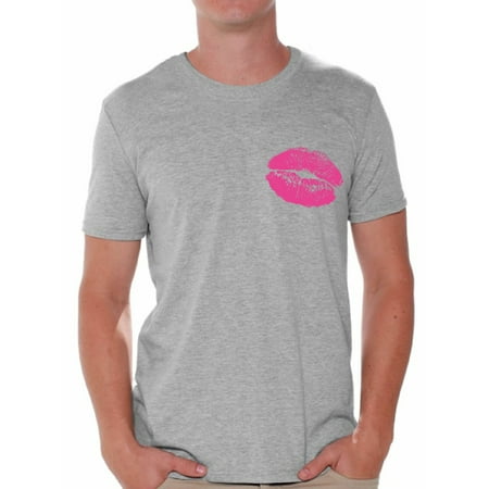 Awkward Styles Pocket Neon Lips Shirt 80s Themed Lip Tshirt 80s Accessories 80s Rock T Shirt 80s T Shirt Retro Vintage Pink 80s Costume 80s Clothes for Men 80s Outfit 80s Party Boy