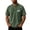 Army Green, variant on 4th of July Shirts for Men Raglan Short Sleeve Henley Neck Oversized T-Shirts Patriotic Shirt American Flag Print Tee Shirt