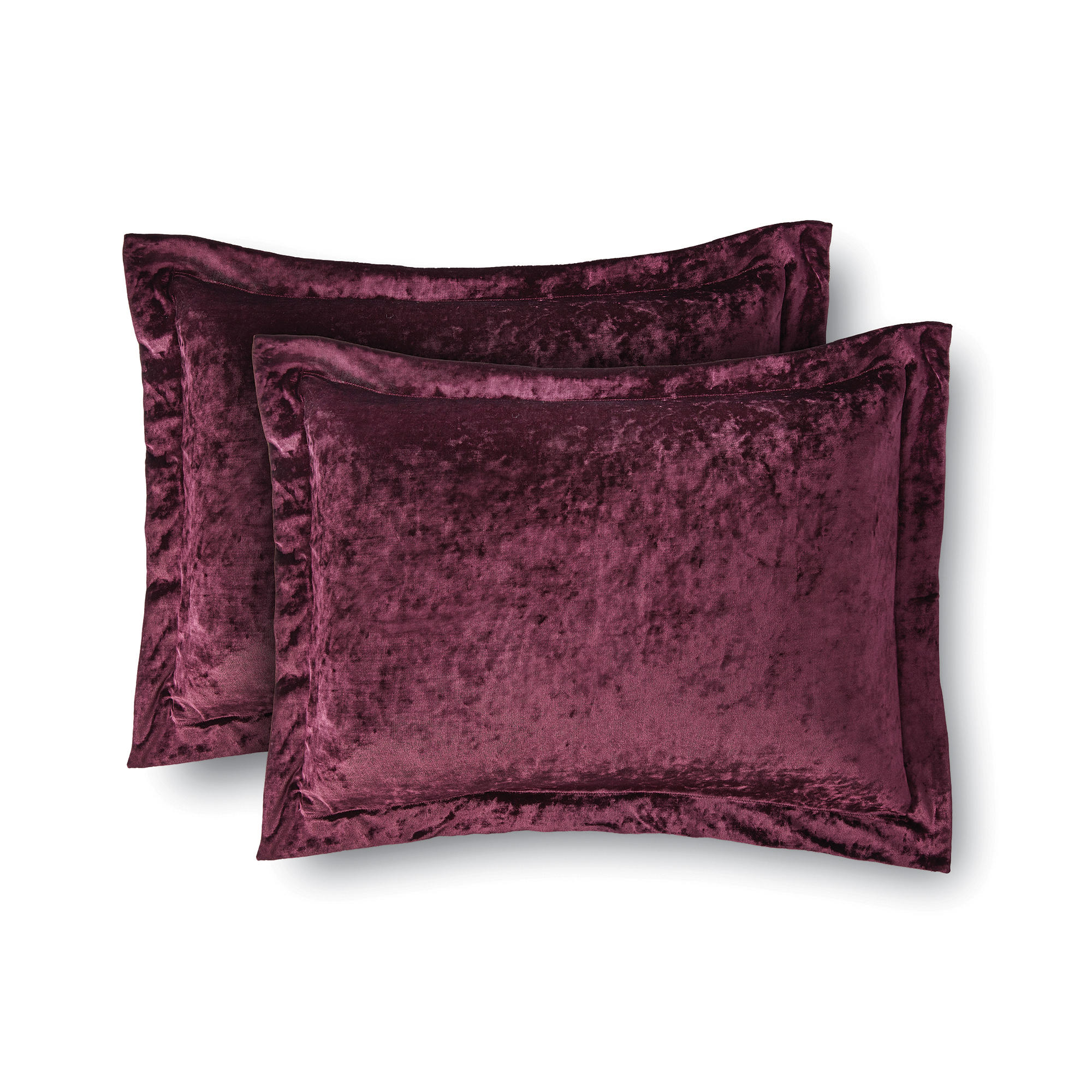 Mainstays Purple Velvet 10-Piece Bed in a Bag Comforter Set With Sheets, Queen (Adult)
