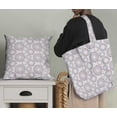 thumbnail image 5 of Soimoi White Poly Georgette Fabric Dots & Circle Geometric Fabric Prints By Yard 52 Inch Wide, 5 of 5
