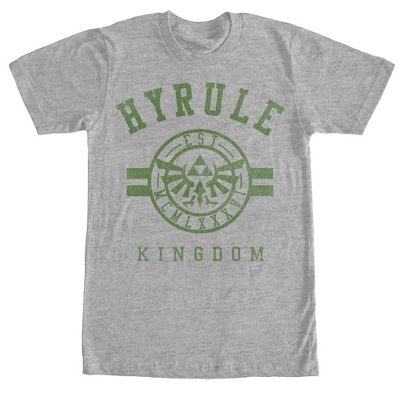 Men's Nintendo Legend of Zelda Hyrule Kingdom Graphic Tee Athletic Heather X Large