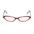 thumbnail image 3 of NEW VERA WANG V47 WOMENS/LADIES CAT EYE FULL-RIM DARK FUCHSIA STUNNING CAT EYE MADE IN ITALY FRAME DEMO LENSES 50-15-130 EYEGLASSES/SPECTACLES, 3 of 9