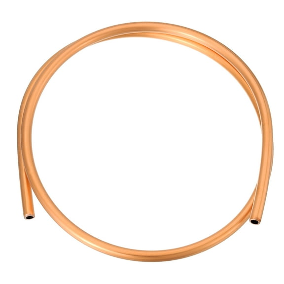 T2 Copper Tubing 0.2"ID x 5/16"OD x 3.28Ft, 99% Pure Copper Refrigeration Tube Seamless Flexible Coil Pipe