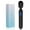 black, variant on Rulwuck Powerful Handheld Personal Wand Massager with 10 Pulse Settings for Relieving Full Body Massage of Back Massager, Deep Tissue, Neck, Shoulder, Waist, and Leg Muscles,black,Mini wand massager