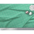 thumbnail image 2 of Soimoi Green Modal Satin Fabric Arrow & Diamond Geometric Print Fabric by Yard 42 Inch Wide, 2 of 3