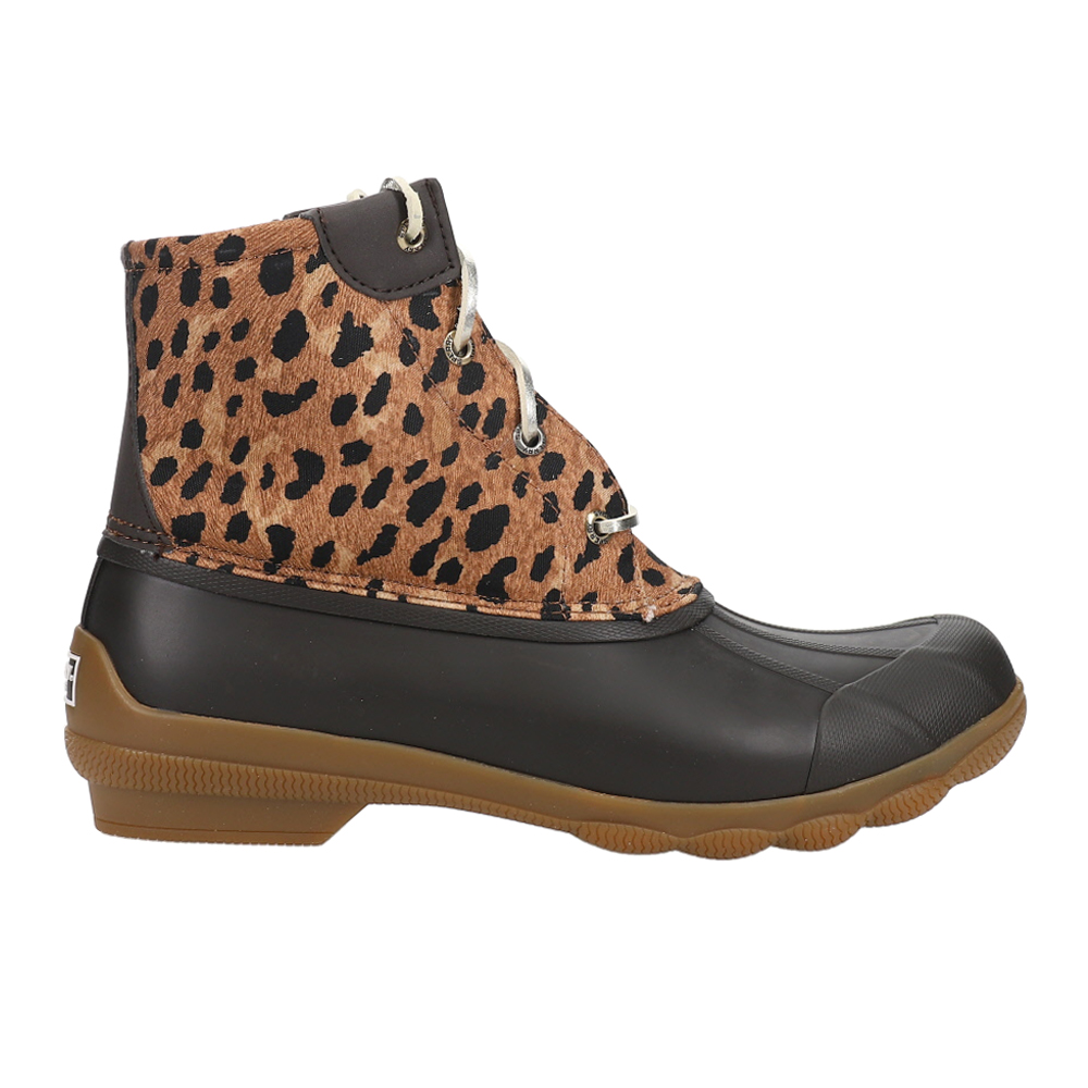 Sperry Womens Syren Gulf Leopard Duck Ankle Boots