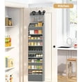 thumbnail image 6 of Scidweet Over The Door Organizer Storage, 1 Pack 6-Tier Large Capacity Hanging Door Organizer Bag with Clear Window for Home Kids Toys, Shoes, Diapers (Gray), 6 of 6