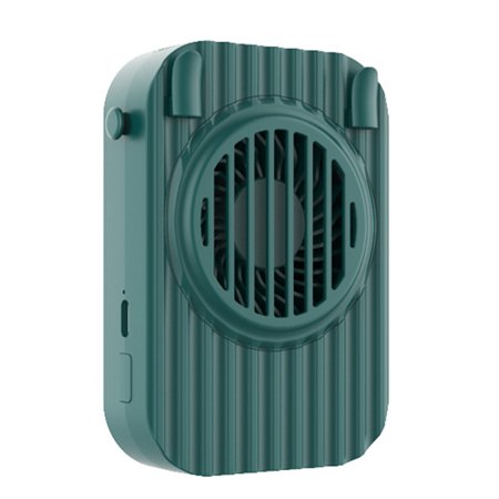

iaksohdu Pocket Fan Hanging Neck Energy-saving ABS Outdoor Travelling Cooling Fan for Office