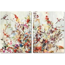 Wildflower Wall Art Decor Canvas Poster Vintage Flower Wall Poster for Bedroom Living Room Decor 12x16 in Unframed Set of 2