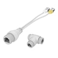 thumbnail image 4 of 2 en 1 conector de cable de cámara POE divisor conector RJ45 para instalación de cámara IP, 4 of 4